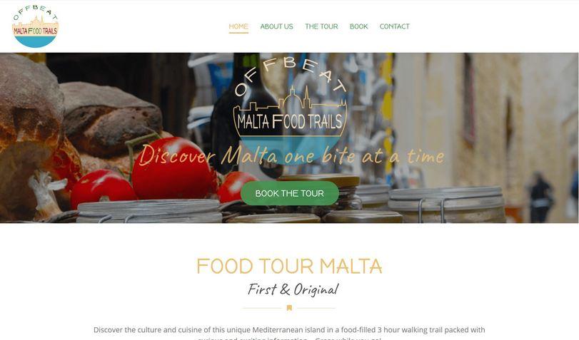 new website, offbeat malta food trails, food tour Valletta